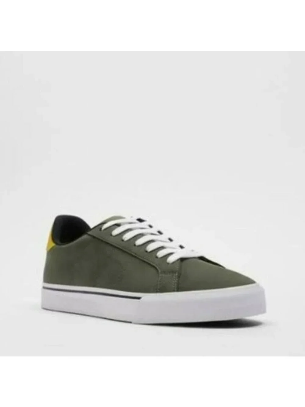 ZARA Men's  Tennis Shoes Khaki Green Size: 28.3 cm USA 11 Eur 44 2282 820
